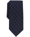 ALFANI Men's Slim Grid Tie Navy ONE SIZE